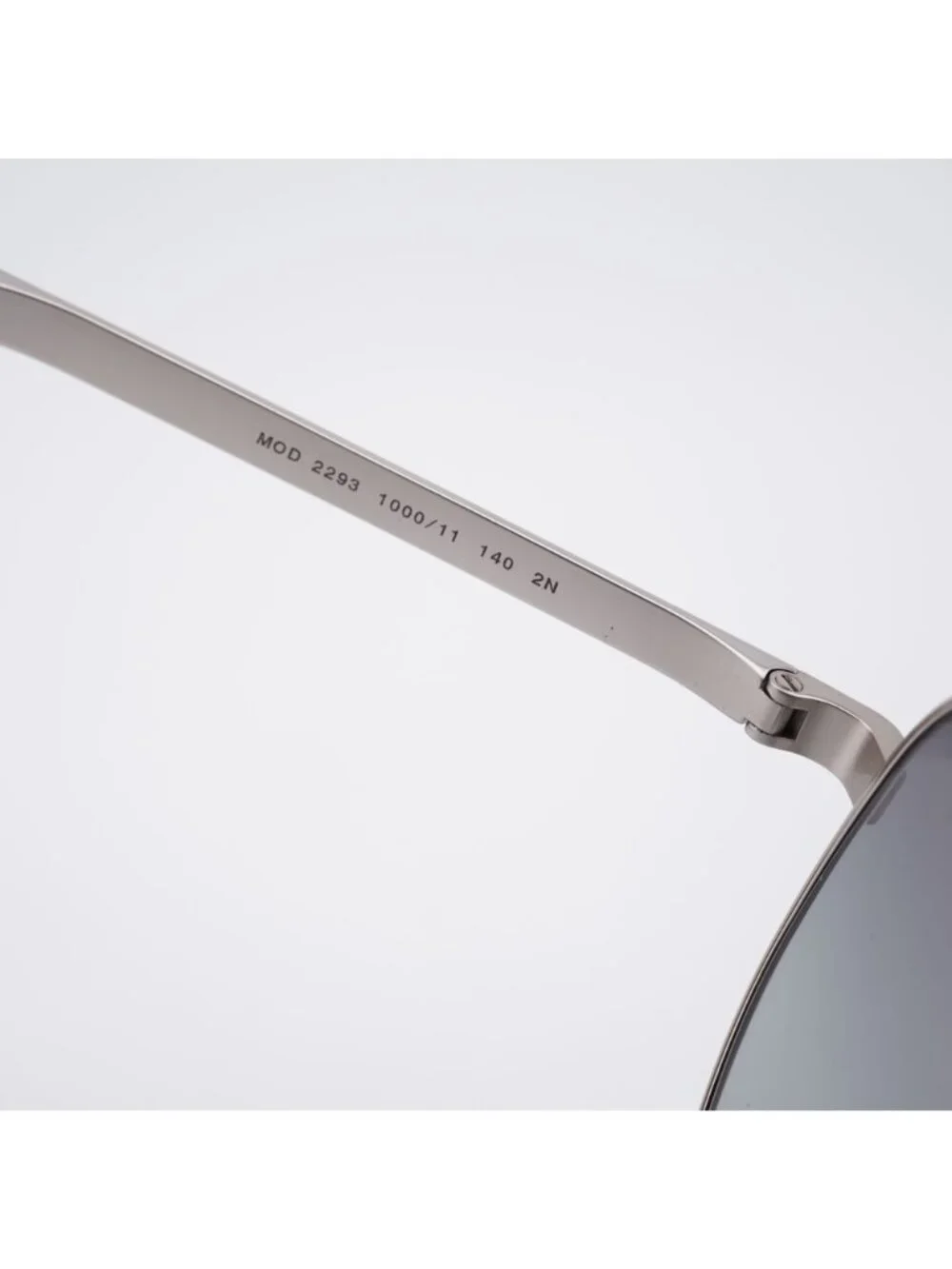 Versace VE2293 100011 Shield Sunglasses Silver Shield Frame, Grey Lenses